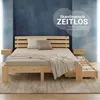 Homestyle4u Dřevěná postel 180x200 Dvoulůžko se 2 úložnými Náhled obrázku produktu 8