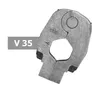 Rems Pressring / Pressnuss - V - Profil, Größe V 35 Produktbild-Vorschau 2