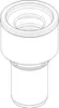 POLOPLAST POLO-KAL, Siphon-Anschlussstück, DN 32/32, 1 Produktbild-Vorschau 3