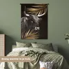 MuchoWow® Wandteppich Wandbehang Schottisches Hochlandrind Produktbild-Vorschau 4