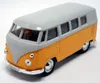 Modellauto T1 Bus 1963 mit Rückziehmotor gelb / beige Produktbild-Vorschau 2
