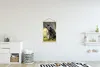 MuchoWow® Textilposter Wolf - Schwarz - Gras 60x90 cm mit Produktbild-Vorschau 2