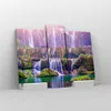 Bild auf Leinwand - Leinwandbild - Wasserfall Natur - Produktbild-Vorschau 4