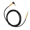 A black audio cable with gold-plated connectors is shown against a white background. Náhled obrázku produktu