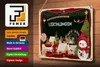 Blechschild Weihnachten Grüße LEICHLINGEN 30x20cm Produktbild-Vorschau 3