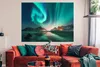 MuchoWow® Poster Nordlichter - Sterne - Landschaft - Winter Produktbild-Vorschau 2