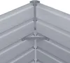 Close-up view of the metal roof structure of a raised garden bed. Náhľad obrázku produktu