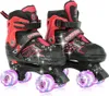Supfine Patins à Roues Lumineux pour Enfants Réglable Voir les images du produit 1