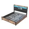 INONEFT Polsterbett 140x200cm mit USB-Ladegerät,Bett mit Produktbild-Vorschau 16