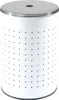 Wäschesammler - Weiß - Edelstahl - 54 Liter - H 57,5 cm Produktbild-Vorschau 3