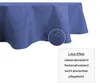 Tischdecke oval blau 135x180 cm Leinenoptik Lotuseffekt Produktbild-Vorschau 3