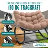 KESSER® Schaukelstuhl für drinnen & draußen Schaukelsessel Produktbild-Vorschau 5