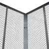 Metalowy kompostownik ogrodowy 450 l - srebrny, przewiewny Podgląd zdjęcia produktu 7