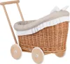 Luna Puppenwagen aus Weide in Naturfarbe (Beige) 48X28 Produktbild-Vorschau 4