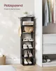 VASAGLE Schuhregal Standregal mit 6 Ebenen Schuhablage Produktbild-Vorschau 4