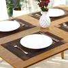 Platzdeckchen（6er Set）-rutschfest Abwaschbar Tischsets, PVC Produktbild-Vorschau 3