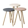 Carenza Home 3er Beistelltisch Set Rund Anthrazit Creme Produktbild-Vorschau 6