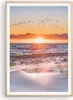 Gerahmtes Poster - Rahmen in heller Eiche - Sonne Strand Produktbild-Vorschau 1