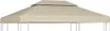 Bâche de toit de pavillon de rechange 310 g/m² Beige 3×4 m Voir les images du produit 1