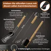 BLACK OAK Kaminbesteck "Aspen" - Set inkl. Lederhandschuh Produktbild-Vorschau 5
