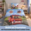 Feuerwehrmann Sam Bettwäsche 135x200 80x80cm Produktbild-Vorschau 3