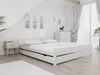 Postel IKAROS DOUBLE 180 x 200 cm, bílá Rošt: Bez roštu, Náhled obrázku produktu 1