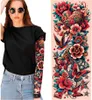 Weltkulturen Tattoo Arm Design Schwarz Weiß Kunst Karneval Produktbild-Vorschau 4