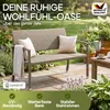 CASARIA® Gartenbank Sitzbank Wetterfest Kunststoff 320kg Produktbild-Vorschau 2