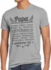 style3 Papa Vorbild Superheld und immer da! Herren T-Shirt Produktbild-Vorschau 1