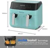 TurboTronic Heißluftfritteuse XXL doppel Airfryer 1600W / Produktbild-Vorschau 2