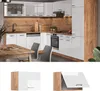 Hängeschrank Vicco R-Line Weiß Hochglanz 60 cm Flach, Model Produktbild-Vorschau 3