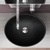 doporro Lavabo vasque à poser gris noir mat 42cm lave main Voir les images du produit 3