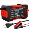 A black and red 12V intelligent pulse repair charger for car batteries is shown on a white background. Podgląd zdjęcia produktu