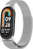 BStrap Milanese Armband für Xiaomi Mi Band 8, silver Produktbild-Vorschau 1