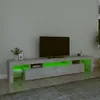 TV-Schrank mit LED-Leuchten Betongrau 215x36,5x40 cm Produktbild-Vorschau 2