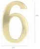 KOTARBAU® 3D Huisnummer Cijfer "6" uit Messing 20 cm Productafbeelding-voorbeeld 2