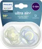 Avent Silikon Schnuller Ultra Air 0-6 Monate Produktbild-Vorschau 1