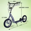 Apollo Retro Scooter - Paradise Grau Produktbild-Vorschau 2