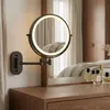 Rea Lustro Ścienne Dwustronne Kosmetyczne Led Glow Czarne Podgląd zdjęcia produktu 7