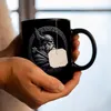 Odin Wikingergott Amulett Tasse schwarz in Schwarz Produktbild-Vorschau 7