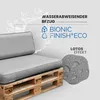 Set de coussins pour palettes / coussins d'assise gris Voir les images du produit 6