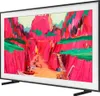 A Samsung The Frame TV displaying a colorful painting, placed on a stand. Produktbild-Vorschau