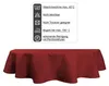 Tischdecke oval bordeaux 135x180 cm Leinenoptik Lotuseffekt Produktbild-Vorschau 5
