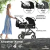 Bergsteiger Nizza 3 in 1 Kinderwagen, Kombikinderwagen Produktbild-Vorschau 5