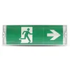 A product shot of an LED emergency exit sign. Produktbild-Vorschau
