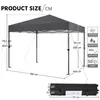 Yaheetech 3x3m Pop Up Pavillon Faltpavillon Wasserdicht Produktbild-Vorschau 3