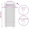 vidaXL Roleta plisowana czarna 85x200 cm szerokość tkaniny Podgląd zdjęcia produktu 7