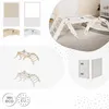 A collage of images showcasing a wooden indoor climbing set for children, including different configurations and close-ups of the product. Produktbild-Vorschau