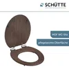 Sedile per WC SCHÜTTE in MDF LEGNO SCURO, sedile per WC con Anteprima dell’immagine prodotto 3