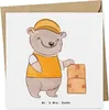 Mr. & Mrs. Panda Grußkarte Lieferdienstmitarbeiter Herz - Produktbild-Vorschau 1